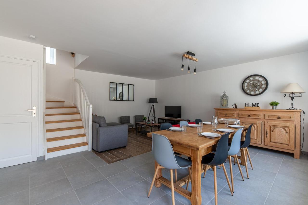 Gite Du Tilleul - Maison Climatisee Pour 8 Voyageurs Houesville Luaran gambar